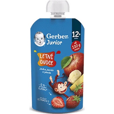GERBER Junior vrecko letné ovocie 110 g