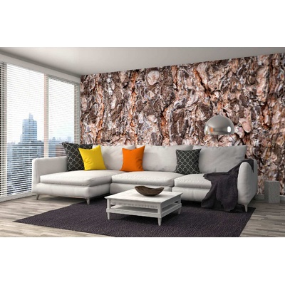 DIMEX ART Самозалепваща се флизелинова фототапета борова кора 375 x 250 см
