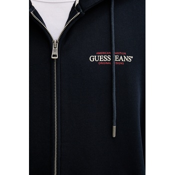 Guess Jeans суичър с цип и качулка мъжки от памук (M6RQ38.KCPR1)