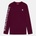 Fenchurch Тениска Fenchurch Men's Walsh Long-Sleeve T-Shirt - Burgundy