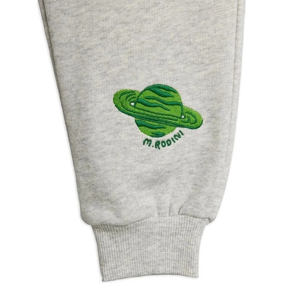 Mini Rodini Детски памучен спортен панталон Mini Rodini Planet (26230123)
