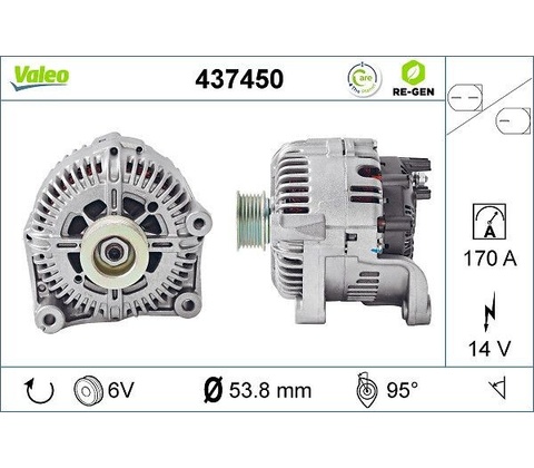 Alternátor VALEO 437450