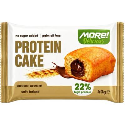 MHN | More Healthy Nutrition Protein Cake with Zero Added Sugar | 22% High Protein [40 грама] Какао