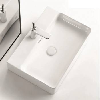 Image 1 of Inter Ceramic Порцеланов умивалник за плот icb 5042mw