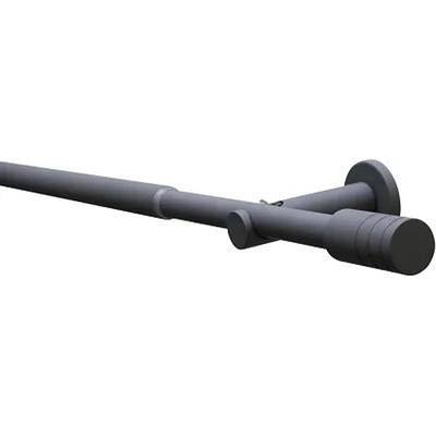 GARDINIA КОРНИЗ РАЗТЕГАЕМ gardinia ЕЛБА 190-340см КАМЕННО СИВО (36146)