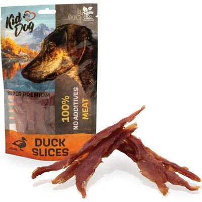 KidDog SUPER PREMIUM 100% Kačacie prsia plátky 80 g