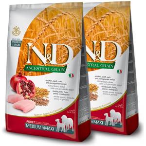 FARMINA N&D кучешка LG MEDIUM & MAXI Пиле & Нар 2 x 12 кг