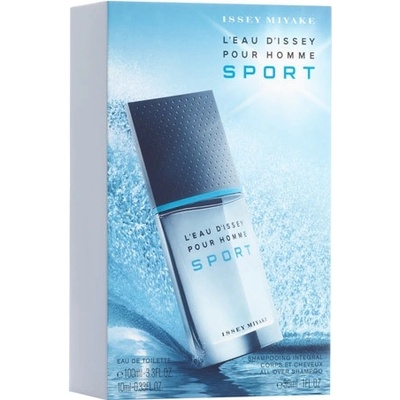 Issey Miyake L'Eau D'Issey Sport EDT 100 ml + EDT 10 ml + sprchový gel 30 ml dárková sada