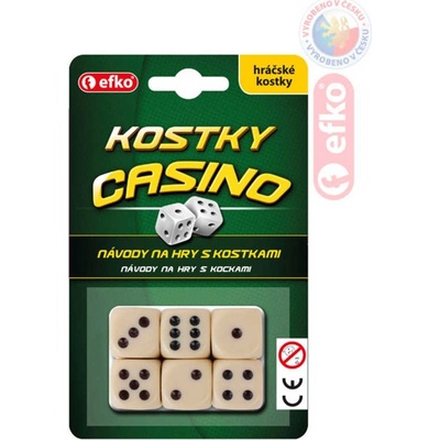 Efko Kostky hrací 6 ks