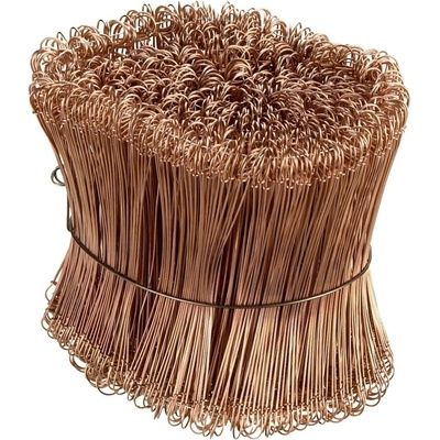 Vázací drát, ø 1 mm × 14 cm, poměděný, 1000 ks COX422614