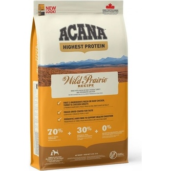 Champion Petfoods Acana Prairie Poultry GRAIN FREE - суха храна за кучета с месо от Пиле и Пуйка, за всички породи и възрасти, Канада - 11, 4 кг