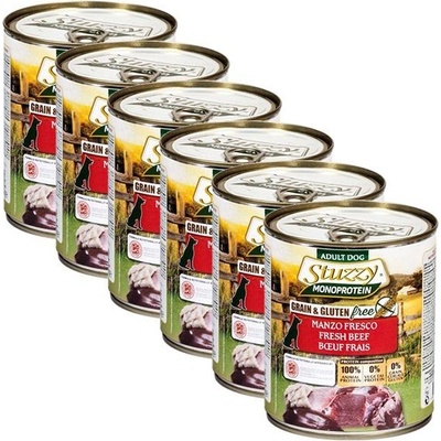 Stuzzy Dog Monoprotein hovädzie 6 x 800 g