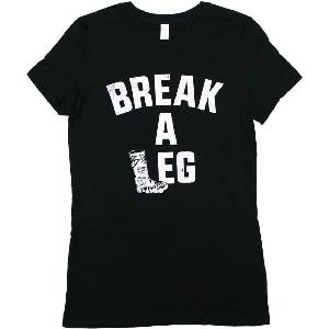 Foo Fighters Break A Leg (Back Print & Ex-Tour) Black L Дамски Риза (FOOTS33LB03)