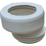 WIRQUIN Ексцентричен маншон за WC Wirquin, бял, Ø 100-105 мм, дължина 9.5 см (RA374)