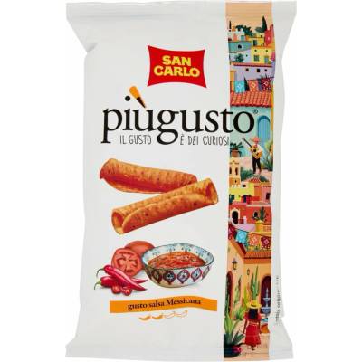 San Carlo kukuričný snack s príchuťou mexickej omáčky 100 g