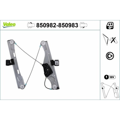 Zvedací zařízení oken VALEO 850982