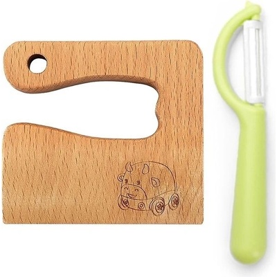 Goodchef Dětský nůž Sada kuchyňských nožů pro krájení a vaření ovoce nebo zeleniny pro batolata včetně