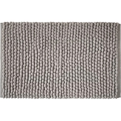 Bianca Сив килим за баня 50x80 cm Aspen Bobble - Bianca (BR/58977/R/BMAT/GY)