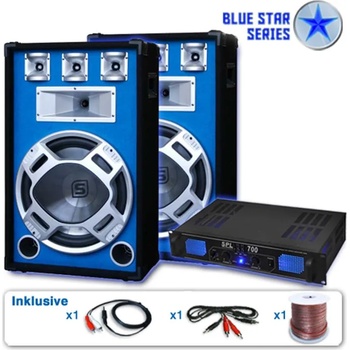 Skytronic PA Set Blue Star Series "Beatsound Bluetooth MP3" 2000W (BS-Beatstar) (BS-Beatstar)