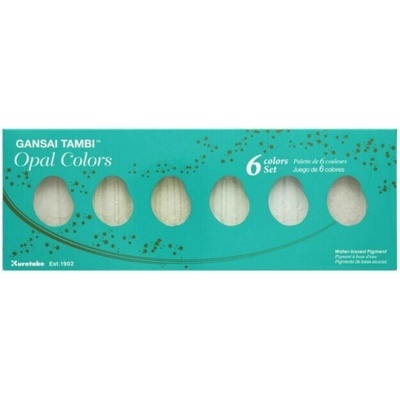 Gansai Tambi Opal Colors sada Akvarelové barvy 6ks 1 sada – Zboží Dáma