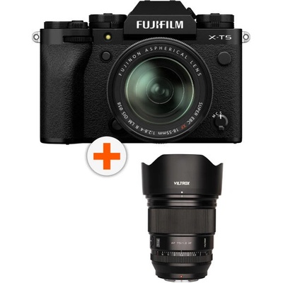 Fujifilm X-T5 18-55mm + AF 75mm f/1.2 Black (Fuji X)