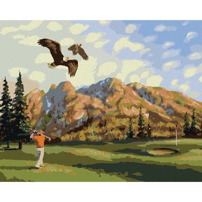 Zuty Malování podle čísel GOLFISTA A OREL D. RUSTY RUST
