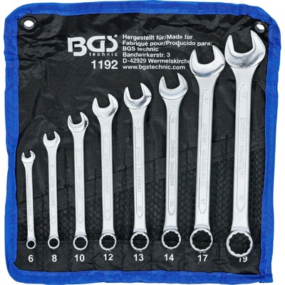 BGS technic Sada očkoplochých klíčů 6 - 19 mm 8dílná BGS 1192