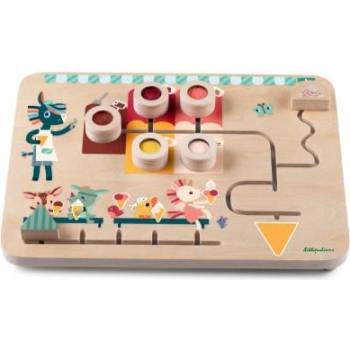 Lilliputiens - дървен панел - сладоледен лабиринт