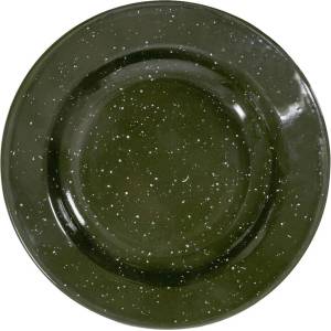 Sagaform Тъмнозелена десертна емайлирана чиния ø 20 cm Doris - Sagaform (1091354_5018214)