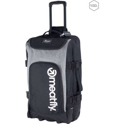 Meatfly Contin charcoal heather/black 100L 2025