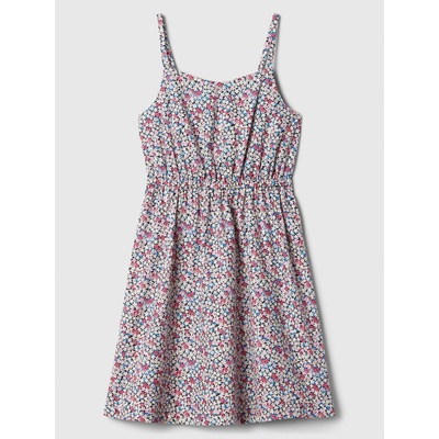 GAP 450575-00 dětské vzorované šaty modrá