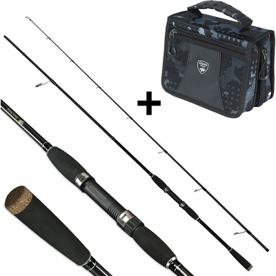 Giants fishing Akční set Radiant MX Spin 2,7m 7-28g + Vláčecí taška Compact 2 díly