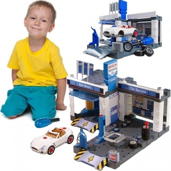 KLEIN Autodílna s myčkou BOSCH SERVICE