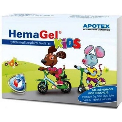 Hemagel KIDS 5g+3 ks krycí fólie