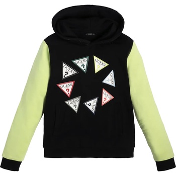 Image 1 of GUESS Памучен двуцветен суичър за момче с цветни лога Guess