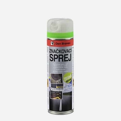 Den Braven Značkovací sprej 500 ml Zelený reflexný