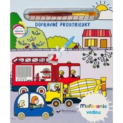 Maľovanie vodou Dopravné prostriedky