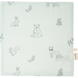 Cotton Hug Детска кърпичка Cotton Hug - Горски животни, 30 х 30 cm (CH091) - ozone