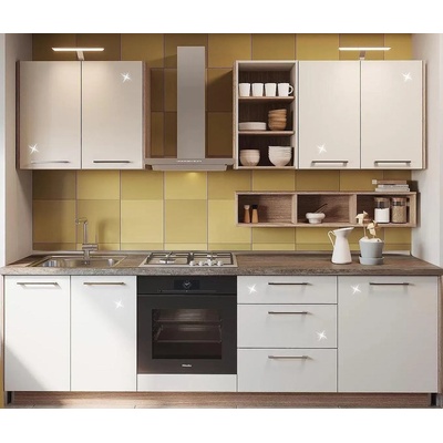 Кухня Domino Havana L265 дъб хавана и кашмир супер гланц