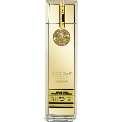 Gold Bar American Whiskey 40% 1 l (holá láhev)