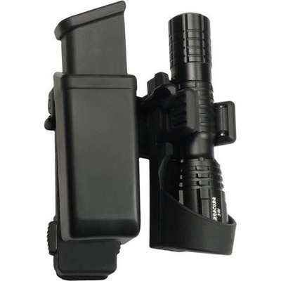 ESP rotačné Molle pre zásobník 9mm Luger a baterku
