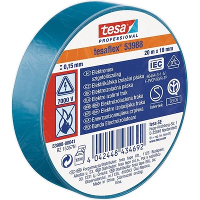 Tesa tape Tesa 53988 Elektroizolačná páska, 19mmx20m modrá