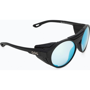 GOG EYEWEAR Слънчеви очила GOG Manaslu матово черно / полихромно синьо E495-1