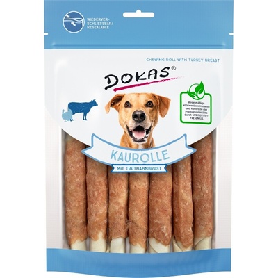 Dokas Tyčinky z hovädzie kože obalené krůtím mäsom 190 g