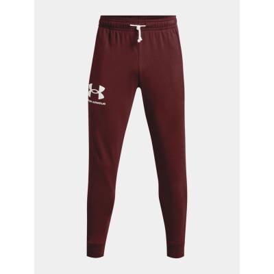 Under Armour pánské tepláky RIVAL TERRY jogger červené