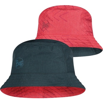 Buff Travel Bucket Hat červená/čierna