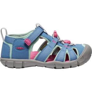 KEEN Детски сандали Keen Kids Seacamp II CNX Sandals - Coronet Blue / Hot Pink - размер 24 (EU) (702-0206-5711)