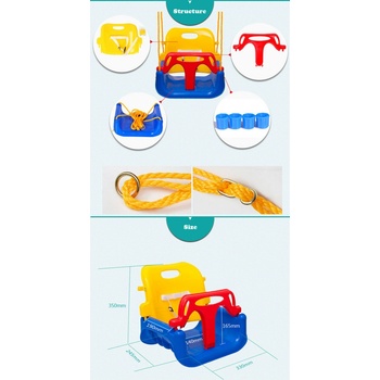 KIK Zahradní houpačka židle 3v1