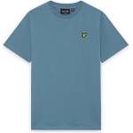 Lyle and Scott Тениска Lyle and Scott Kids Logo Regular Fit T-Shirt - Ocean Sky X861