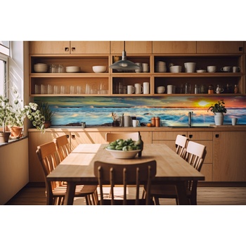 DIMEX ART Фототапет за кухня - залез 420 x 60 см